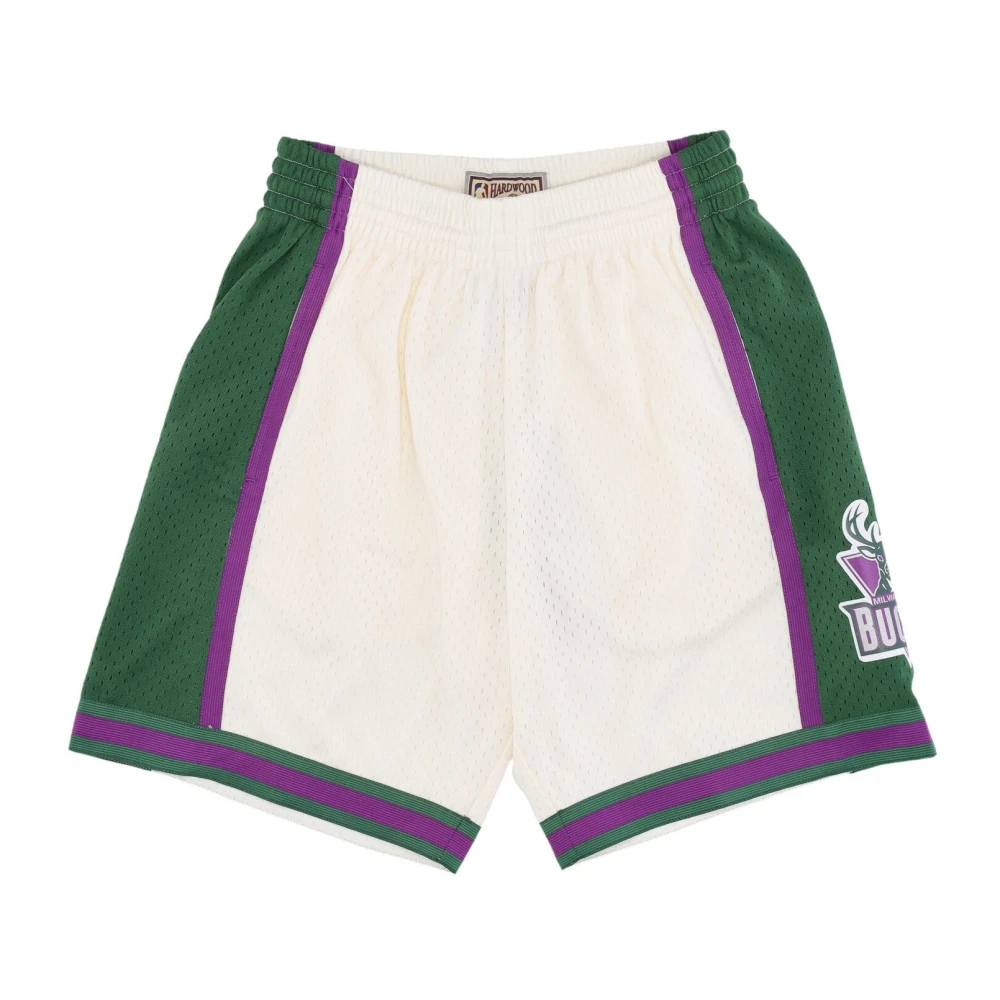 Mitchell & Ness NBA Off White Basketbalshorts White Heren