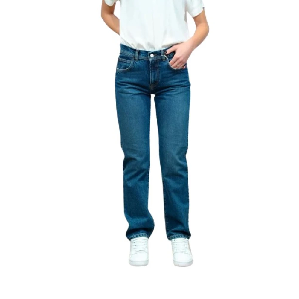 Amish Damen Blau Jeans, W28größe: