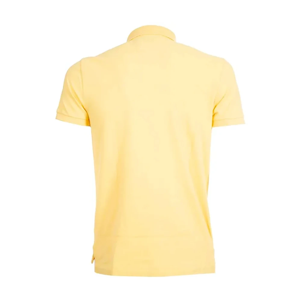 Polo Ralph Lauren Gele Polo Shirt Regular Fit Katoen Yellow Heren