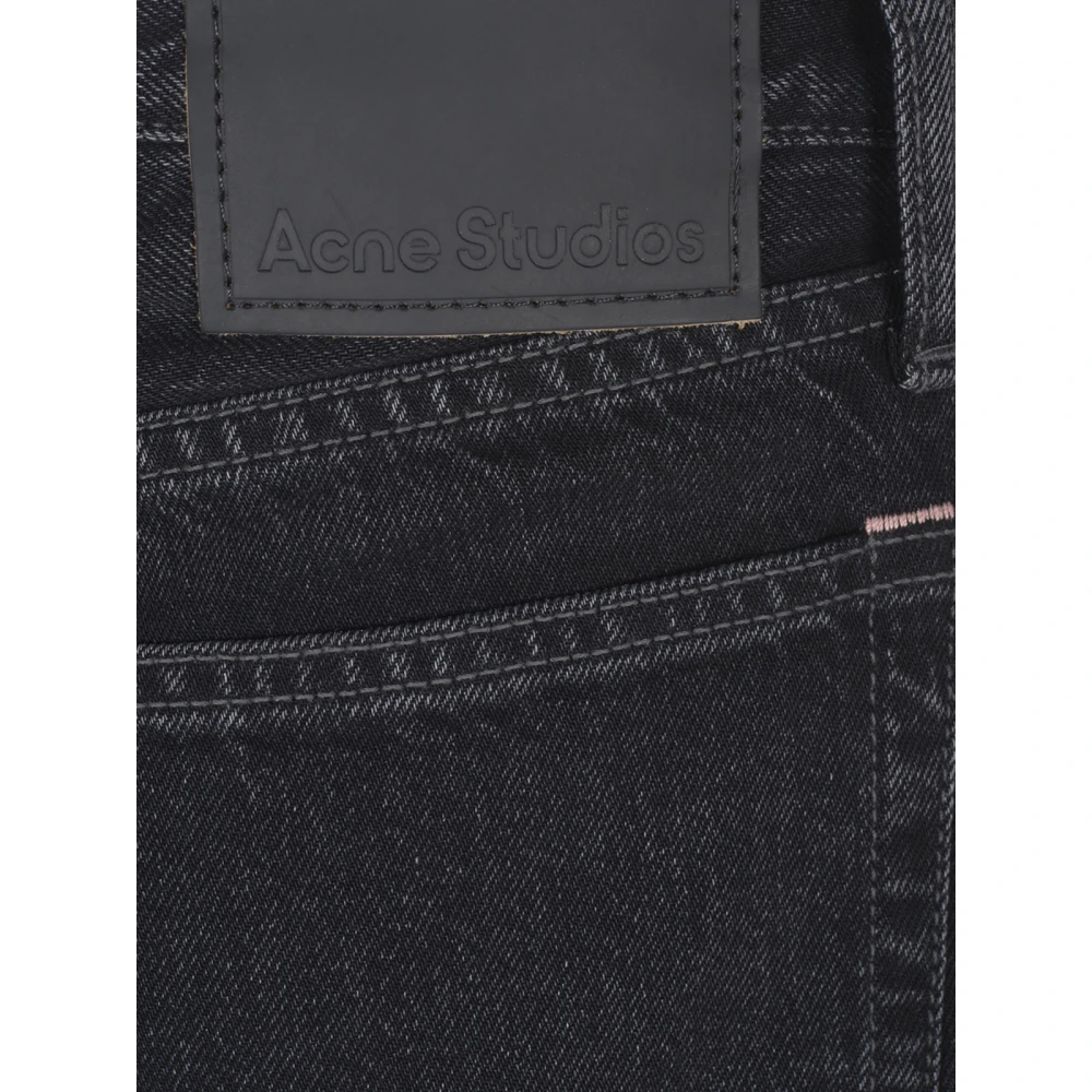 Acne Studios Zwarte Denim Jeans Black Heren