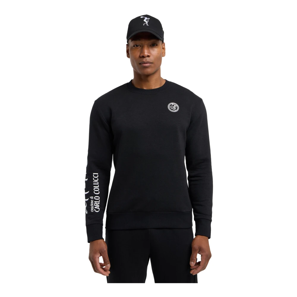 carlo colucci Atletico Sweatshirt Domenis Black Heren
