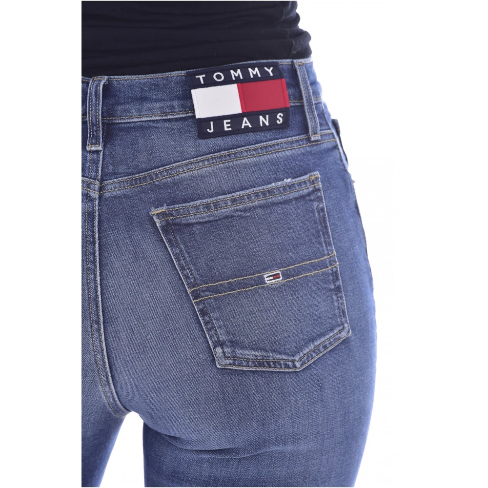 Tommy Jeans Cropped Jeans Blue Dames