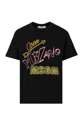 t-shirt-en-coton-noir-avec-logo