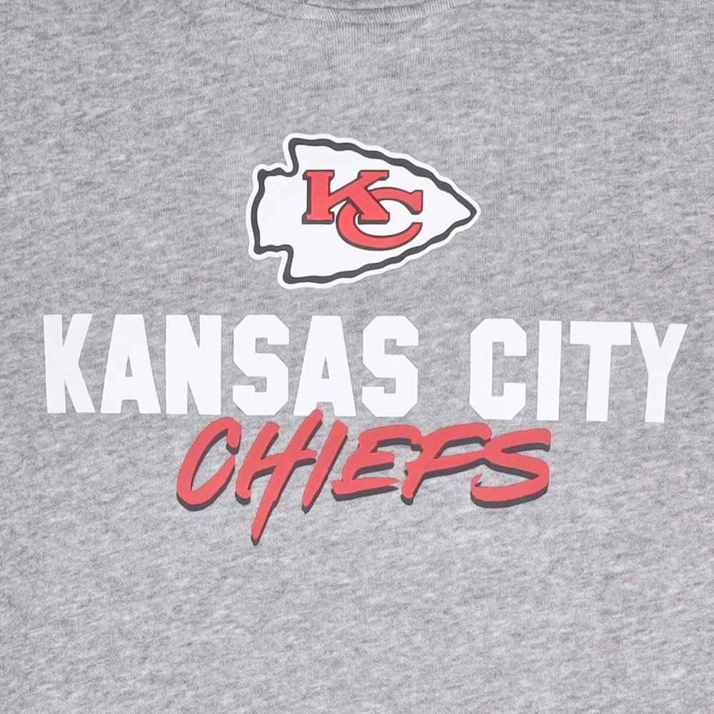 new era Kansas City Chiefs Script Hoodie Gray Heren