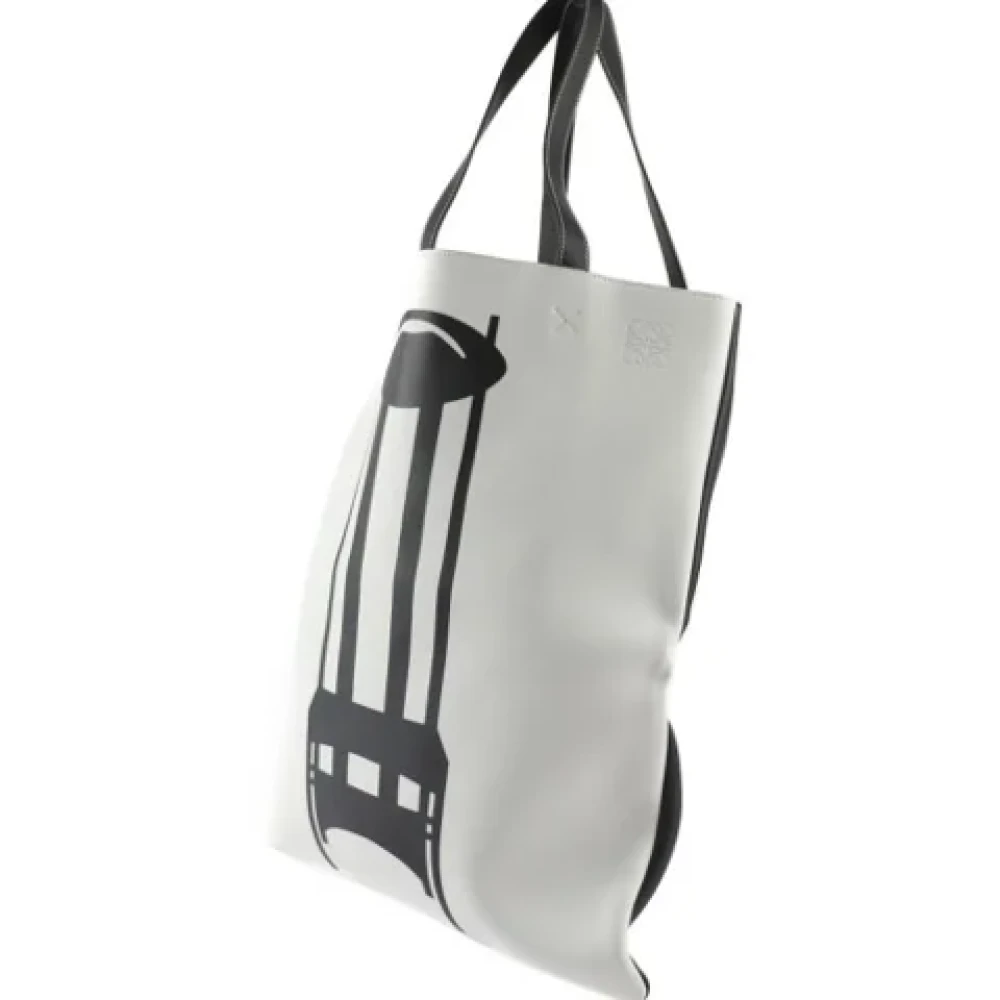 Loewe Pre-owned Fabric totes White Dames