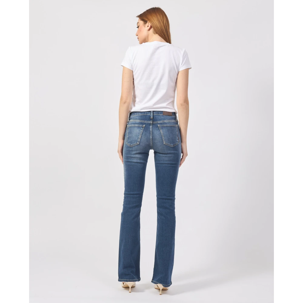 Armani Exchange Flared Jeans Blauw Blue Dames