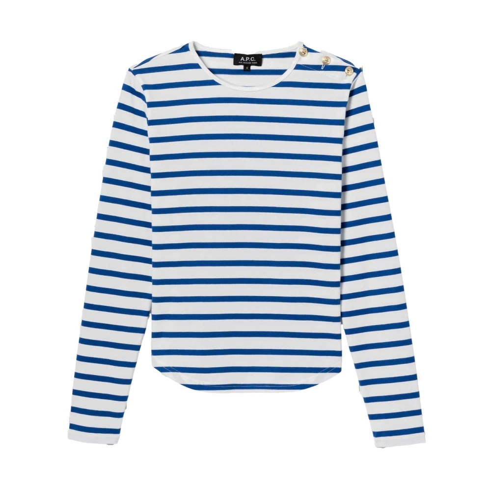 A.p.c. Donna Bianco Top, M, New,
