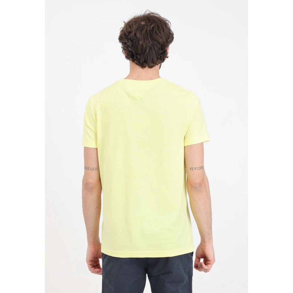 Tommy Hilfiger T-Shirts Yellow Heren