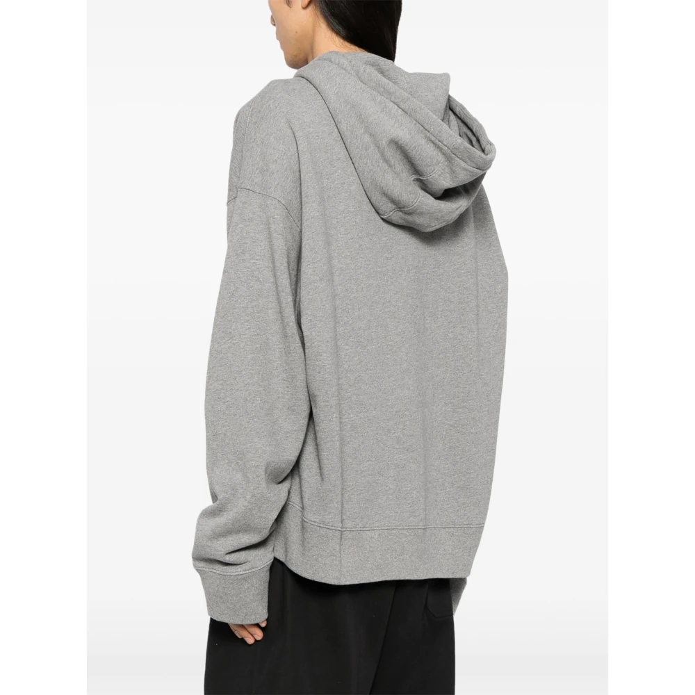 Maison Kitsuné Vos Oversized Hoodie Gray Heren