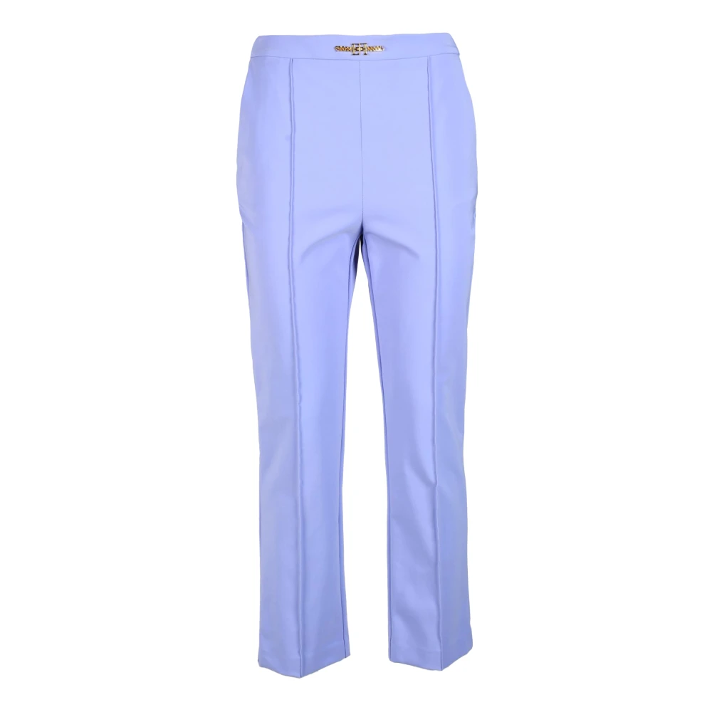 Trousers > Straight Trousers - - Elisabetta Franchi - Modalova