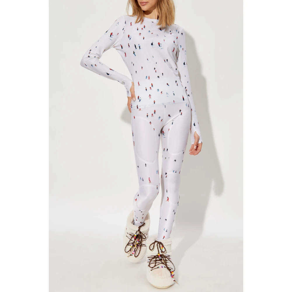 Perfect Moment Gedrukte leggings White Dames
