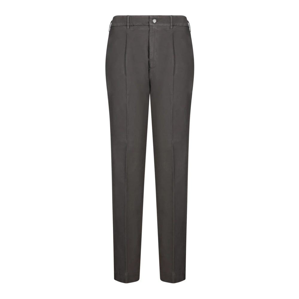 Dell'oglio Zwarte Broek voor Mannen Aw24 Black Heren