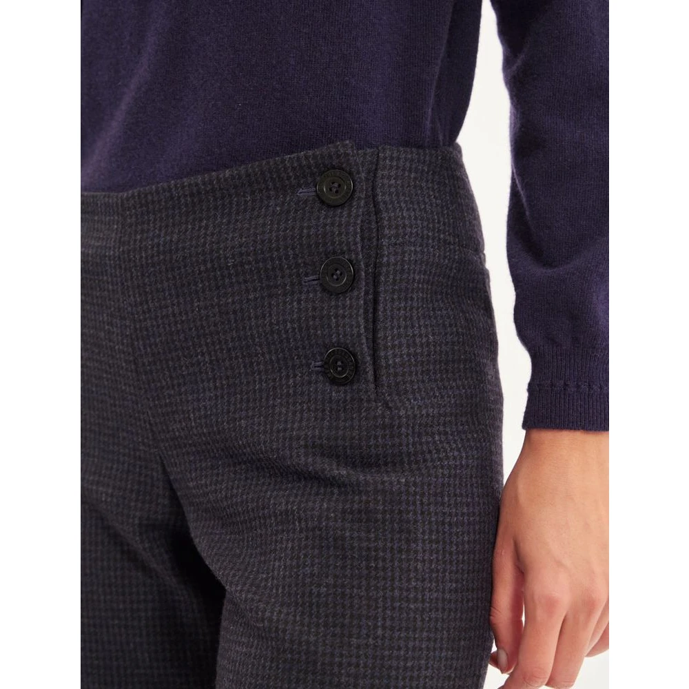 Ines De La Fressange Paris Gabriel blauw en zwarte broek Blue Dames