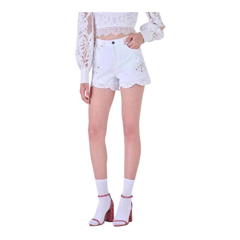Silvian Heach Short Shorts White Dames