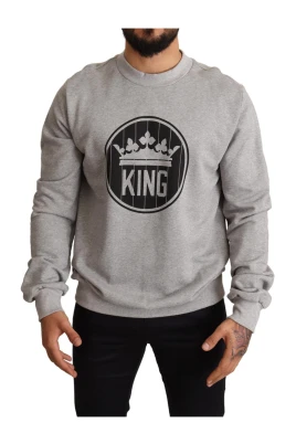 Crown King Print Sweater