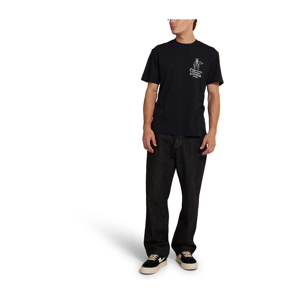 Deus Ex Machina LA Address Tee met opvallende prints Black Heren