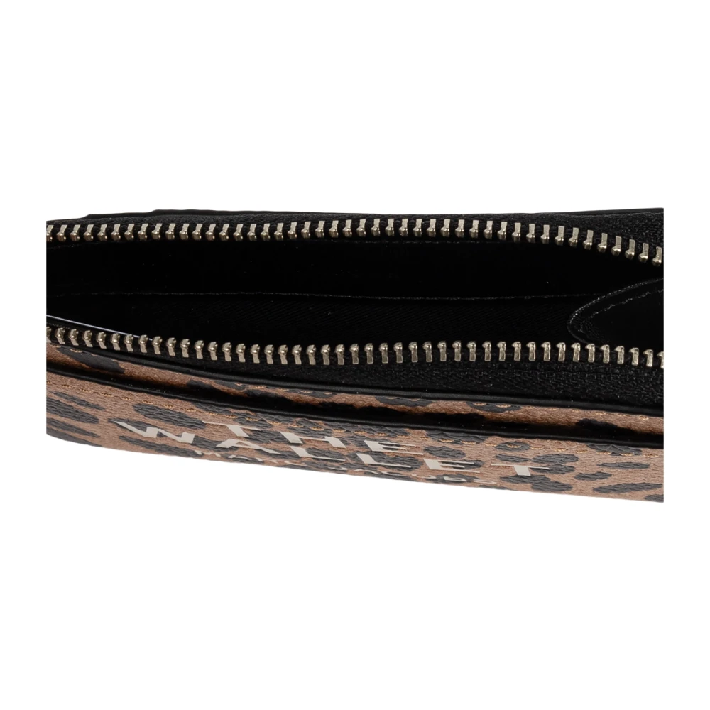 Marc Jacobs Leren portemonnee Brown Dames