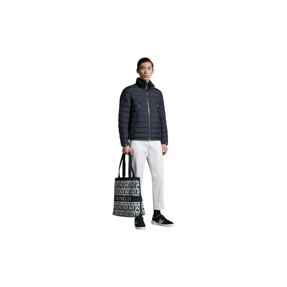 Moncler Korte Donsjas Blue Heren