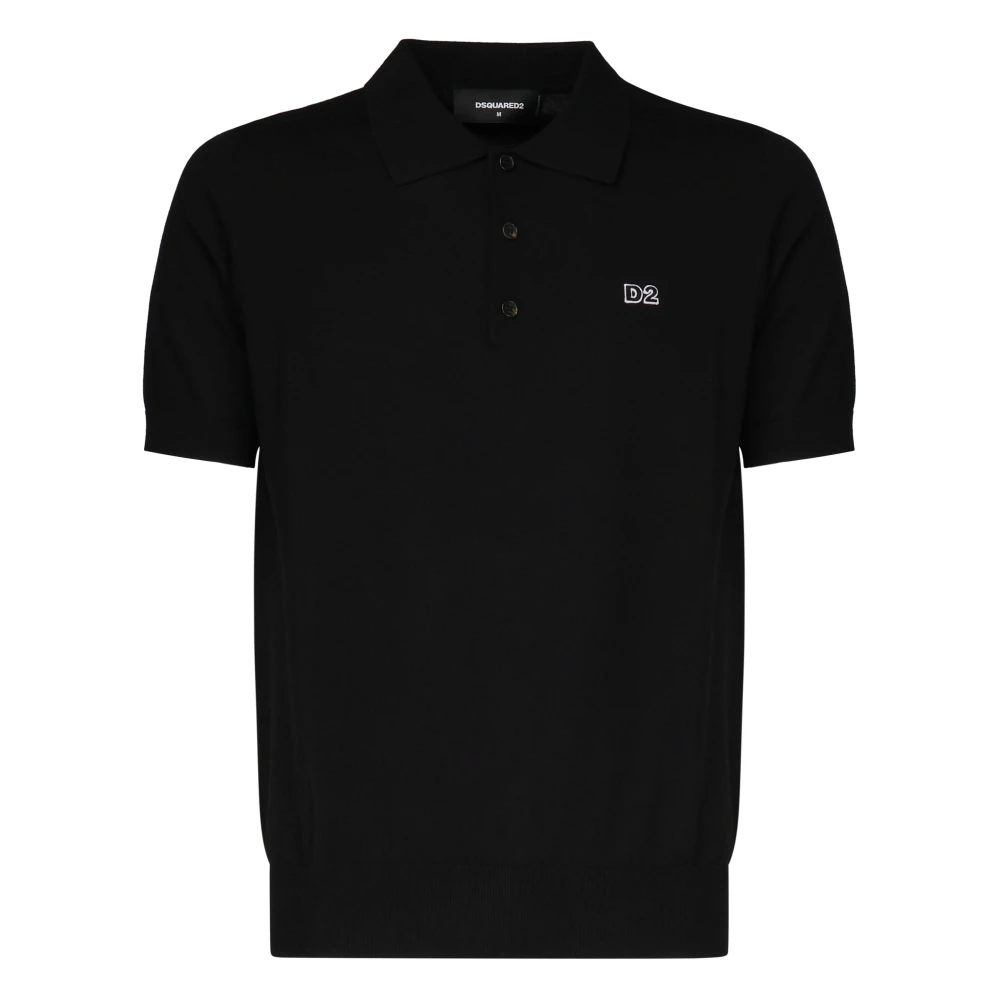 Dsquared2 Zwarte Katoenen T-shirts en Polo's Black Heren