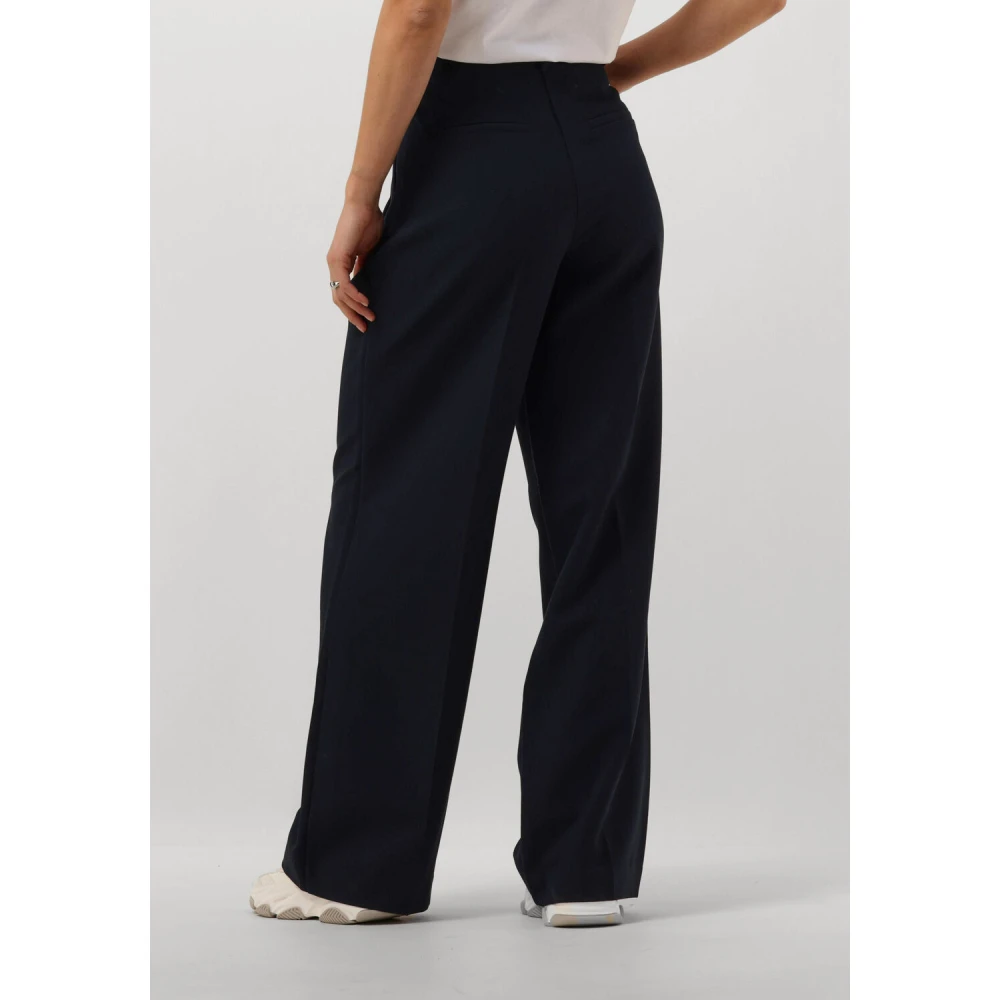 Co'Couture Pleat Pant voor stijlvolle vrouwen Blue Dames