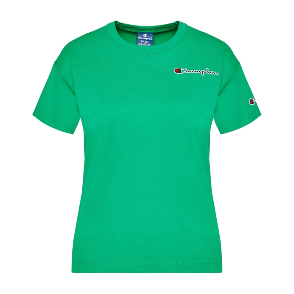 Champion Korte Mouw T-shirt Green Dames