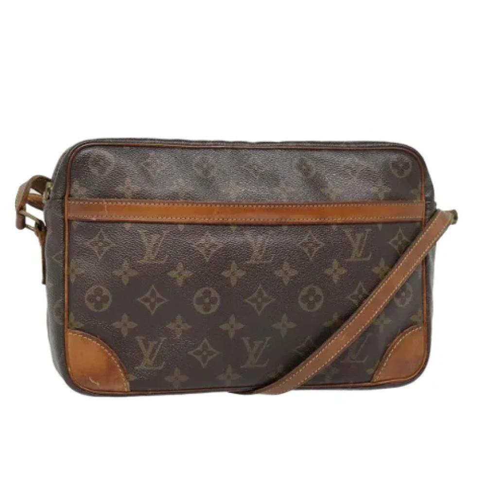 Louis Vuitton Vintage Pre-owned Canvas balenciaga-bags Brown Dames