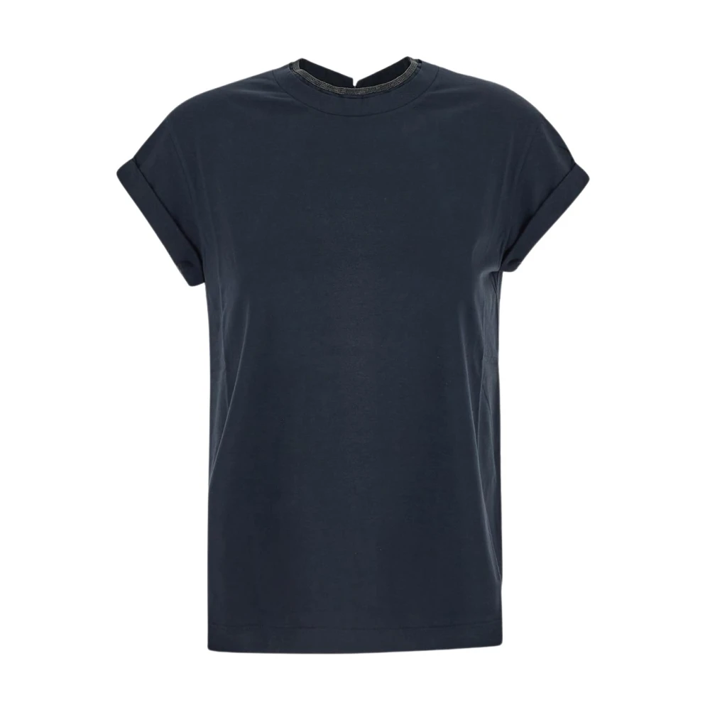 BRUNELLO CUCINELLI Donkergrijze T-shirts & Polos voor vrouwen Gray Dames