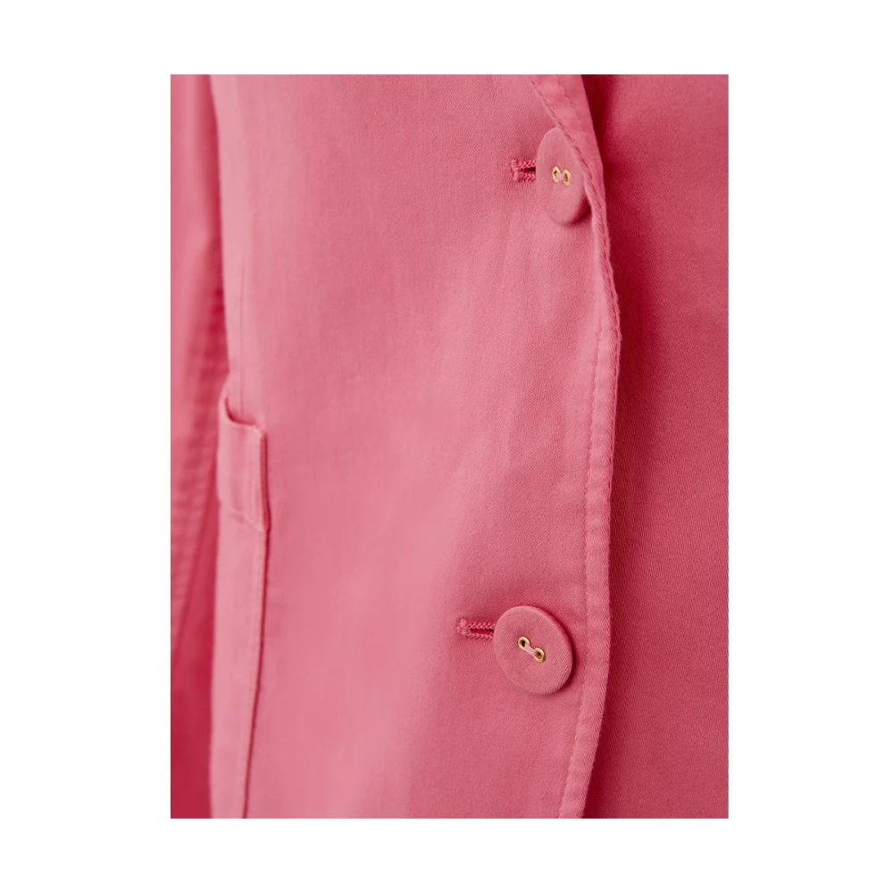 Lardini Elegant Pink Cotton Jacket Pink Dames