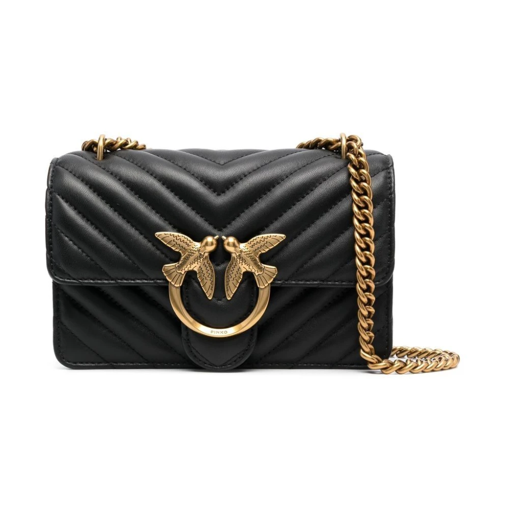 Pinko , Cross Body Bags, Female, Black, One Size, Love Bag One Mini