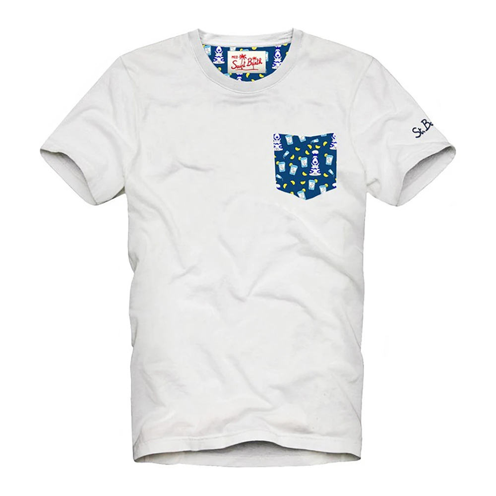 MC2 Saint Barth Witte T-shirts en Polos White Heren
