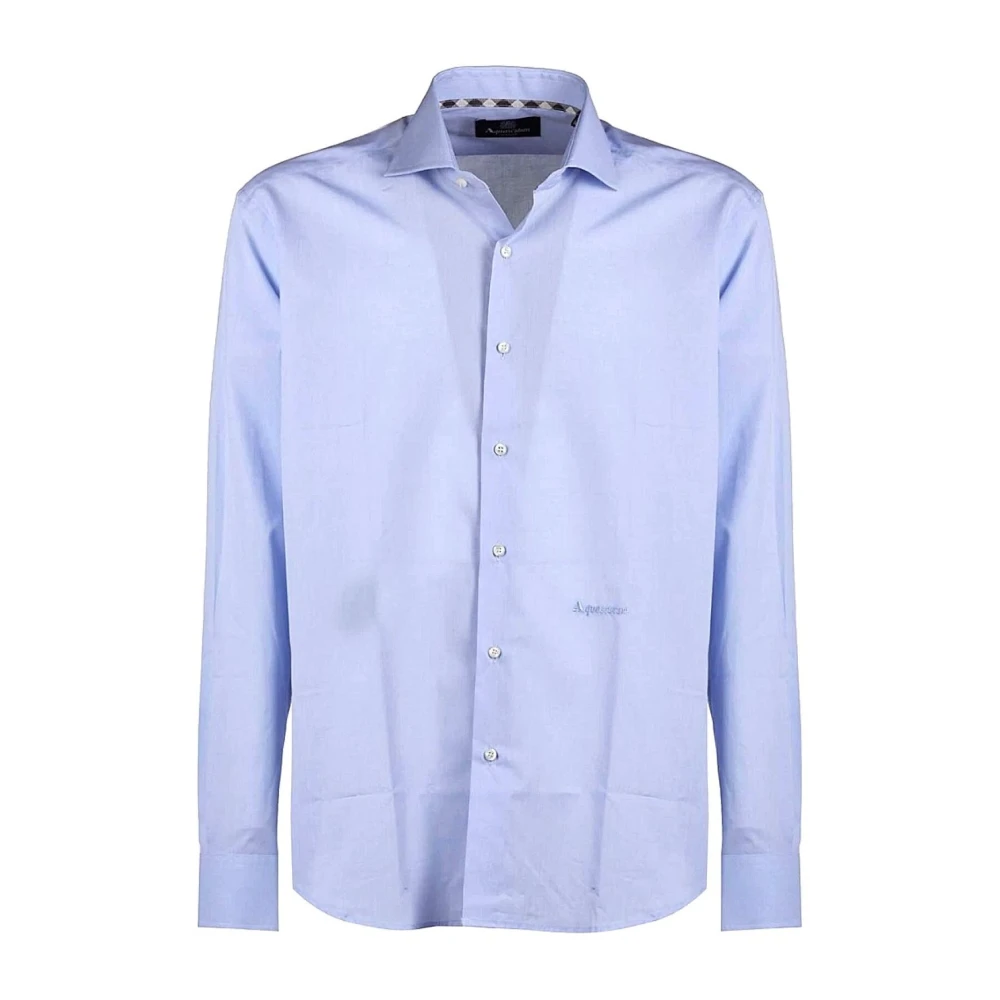 Aquascutum Men's Blue Camicia - Formal Shirts - 2XL - Shirts
