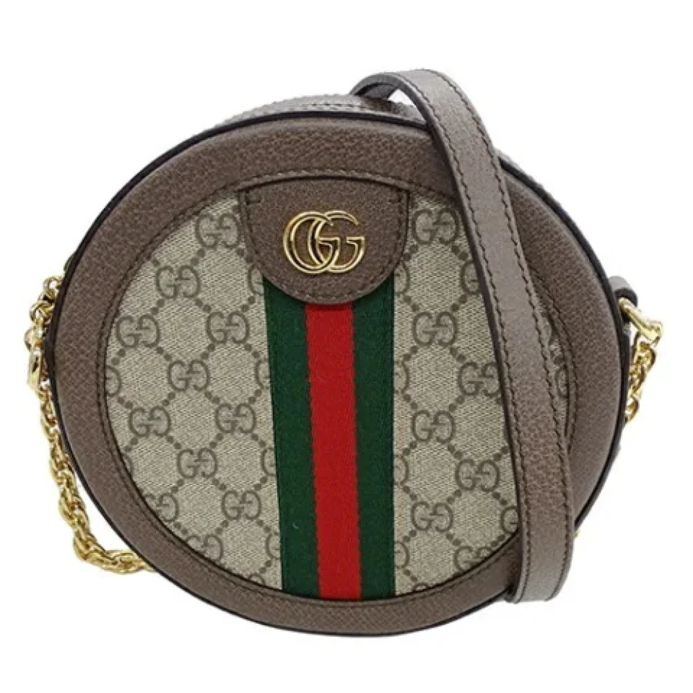 Gucci Vintage Pre-owned Fabric gucci-bags Brown Dames