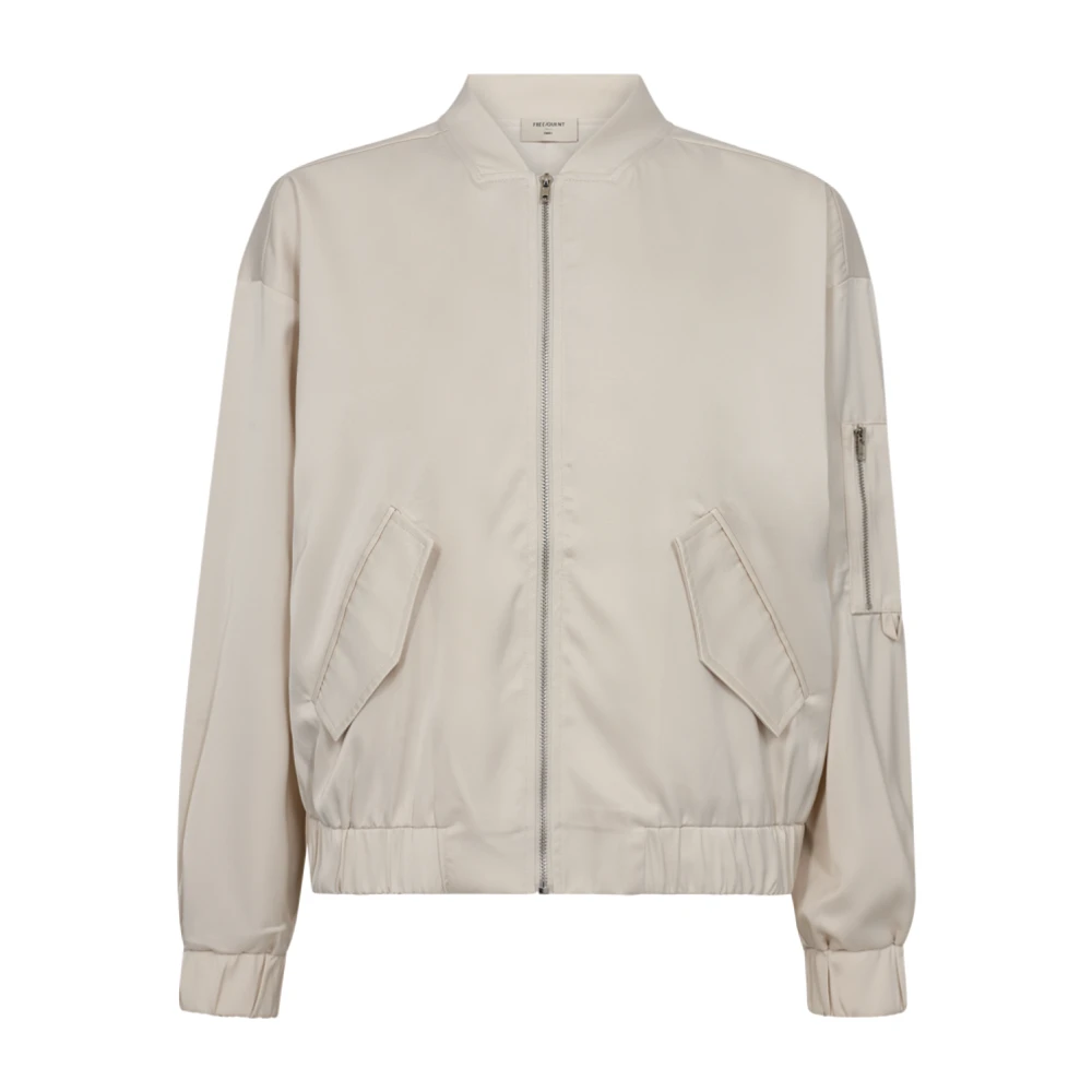 Freequent Moonbeam Bomberjack Beige Dames