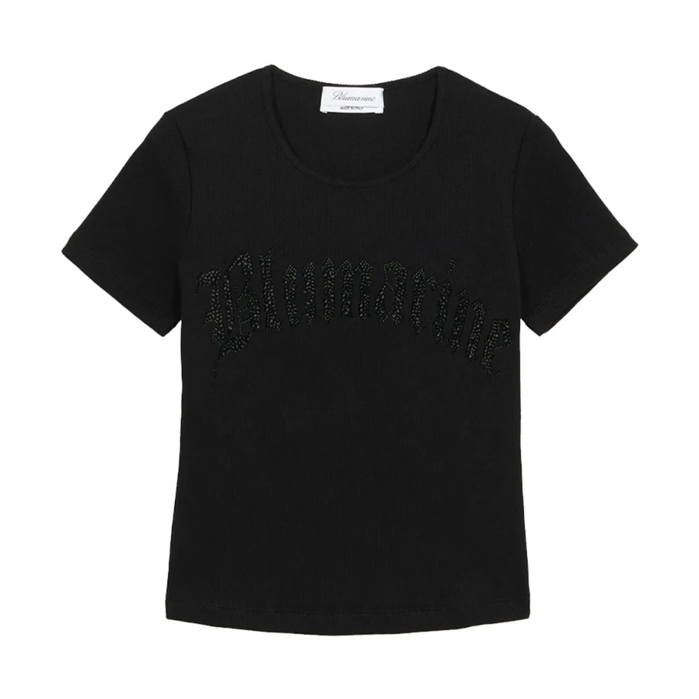 Blumarine Costina T-Shirt Black Dames