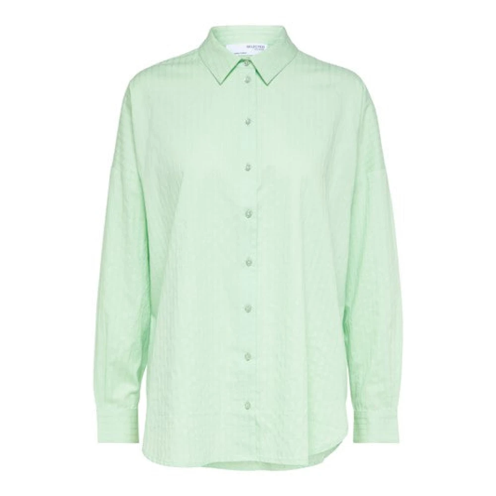 Lina-Sanni LS-Skjorte - Klassisk Oversized Grønn Skjorte