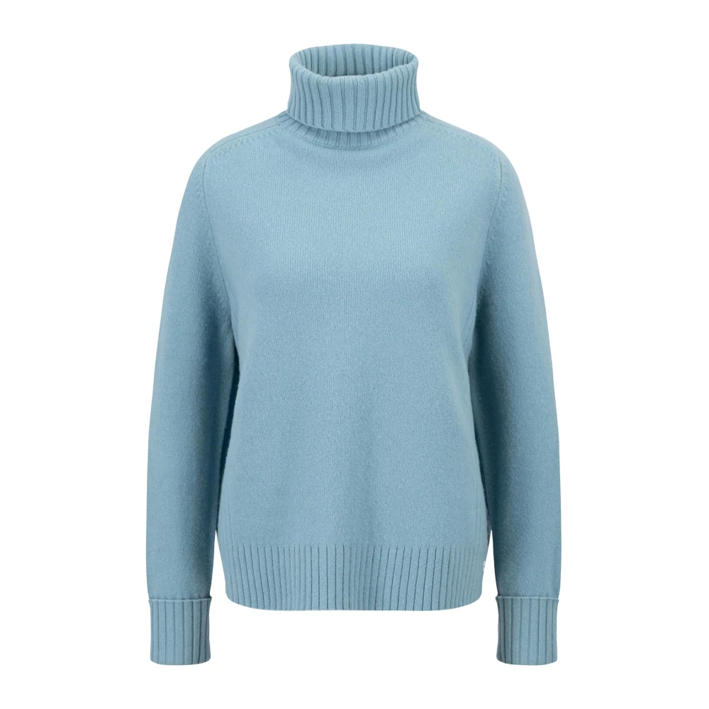 FYNCH-HATTON Merinowol Coltrui Sweater Blue Dames