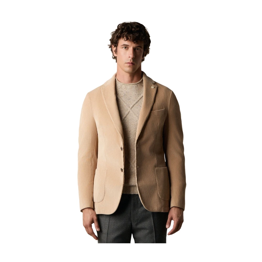 Brooks Brothers Men's Beige Blazers, M, Cotton Corduroy Blazer