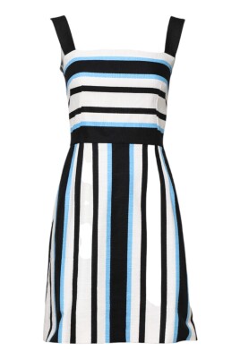 multicolor-stripe-cashmere-sleeveless-dress
