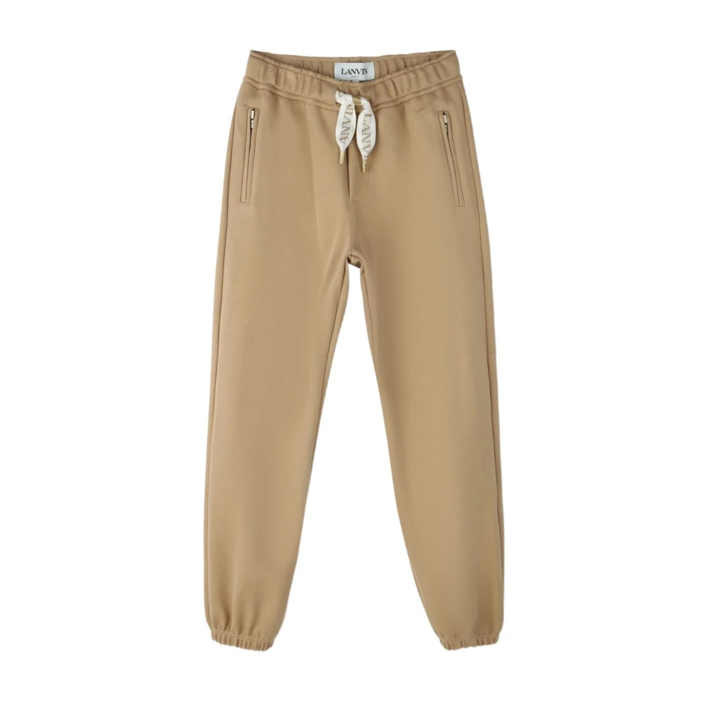 Lanvin Boys Beige Sweatpants, 6 Y, Joggers