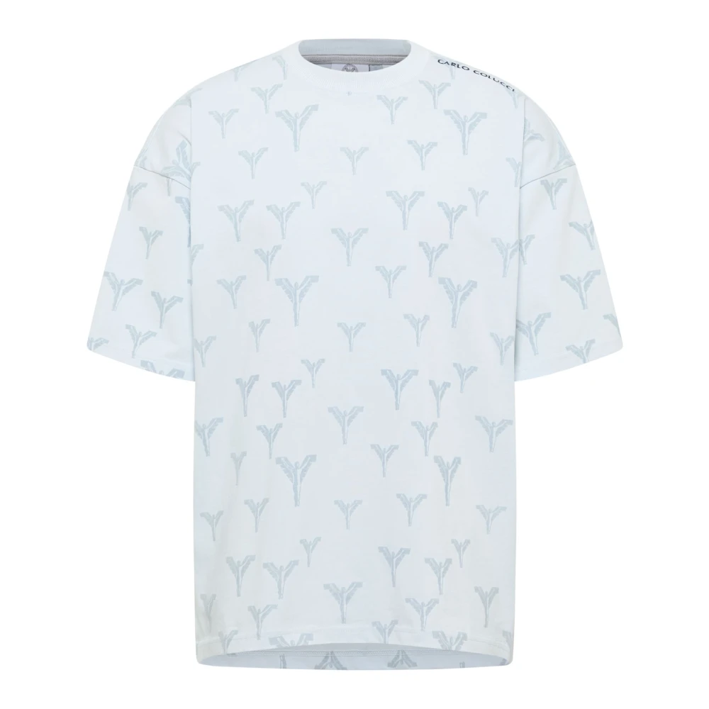 Carlo Colucci Men's Blue T-Shirt