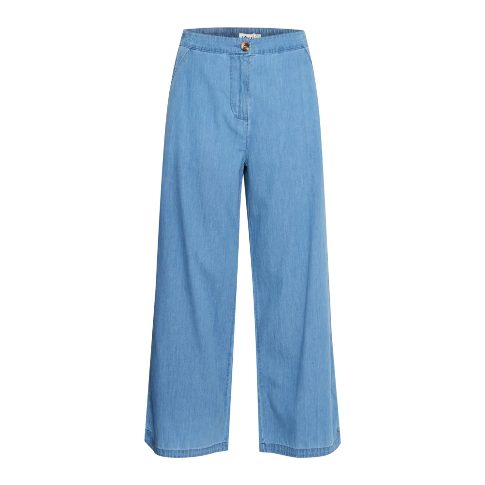 Ichi - Jeans > Wide Jeans - Blue - Ichi - Modalova