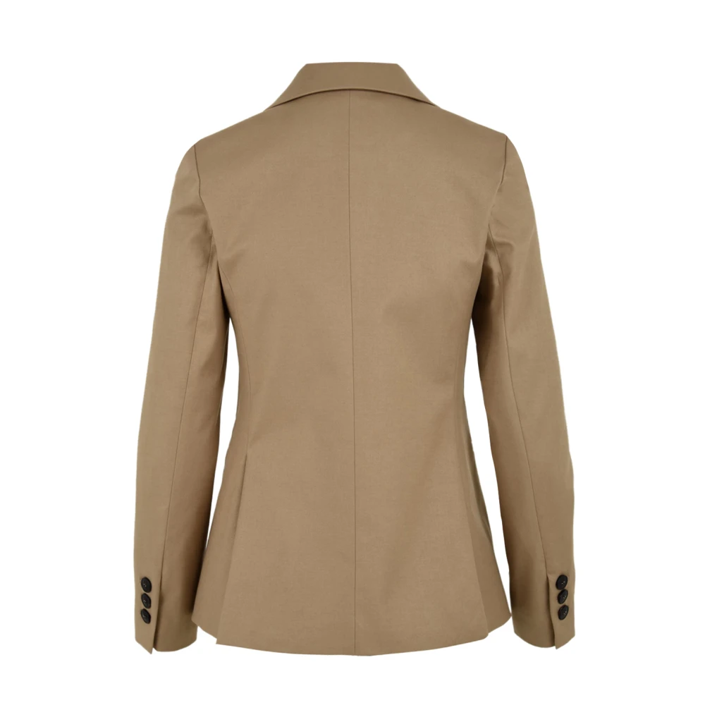 Douuod Woman Bruine Jas met Fenicottero Model Brown Dames