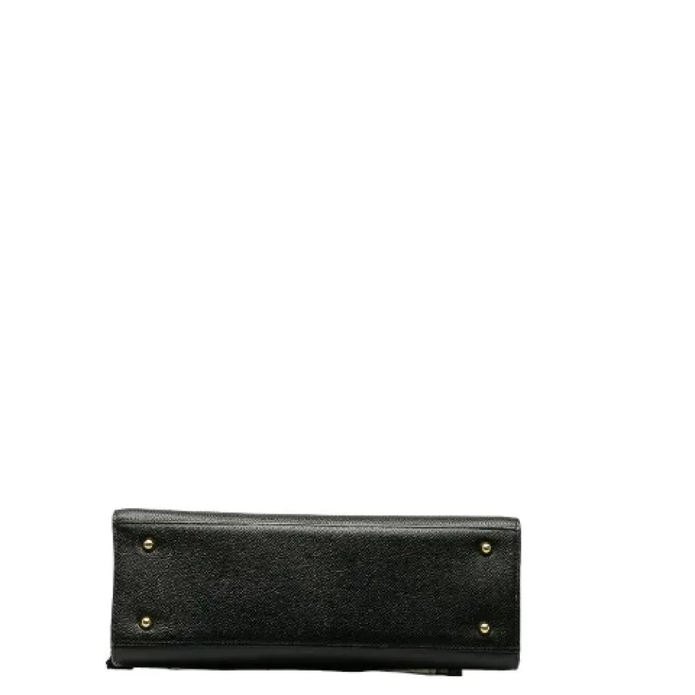 Valentino Vintage Pre-owned Leather handbags Black Dames