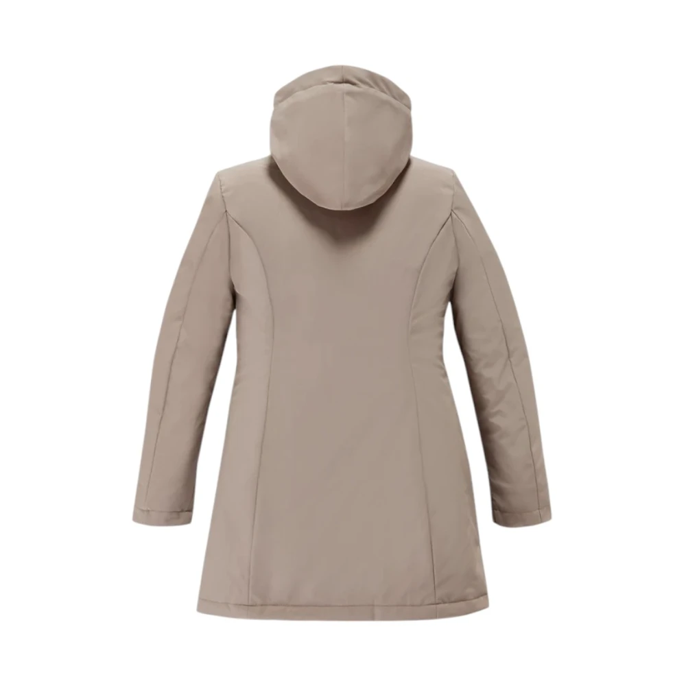 RefrigiWear Stijlvolle Winterjas voor Mannen Beige Dames