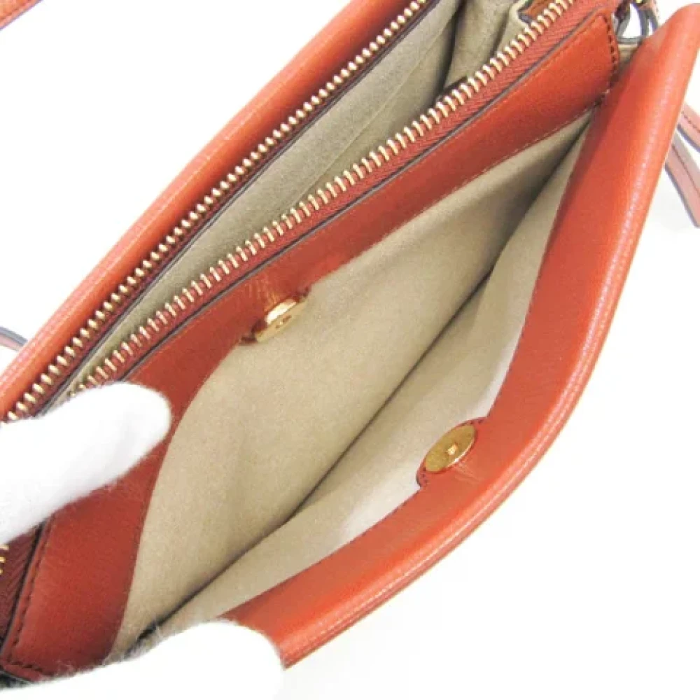 Givenchy Pre-owned Leather shoulder-bags Brown Dames