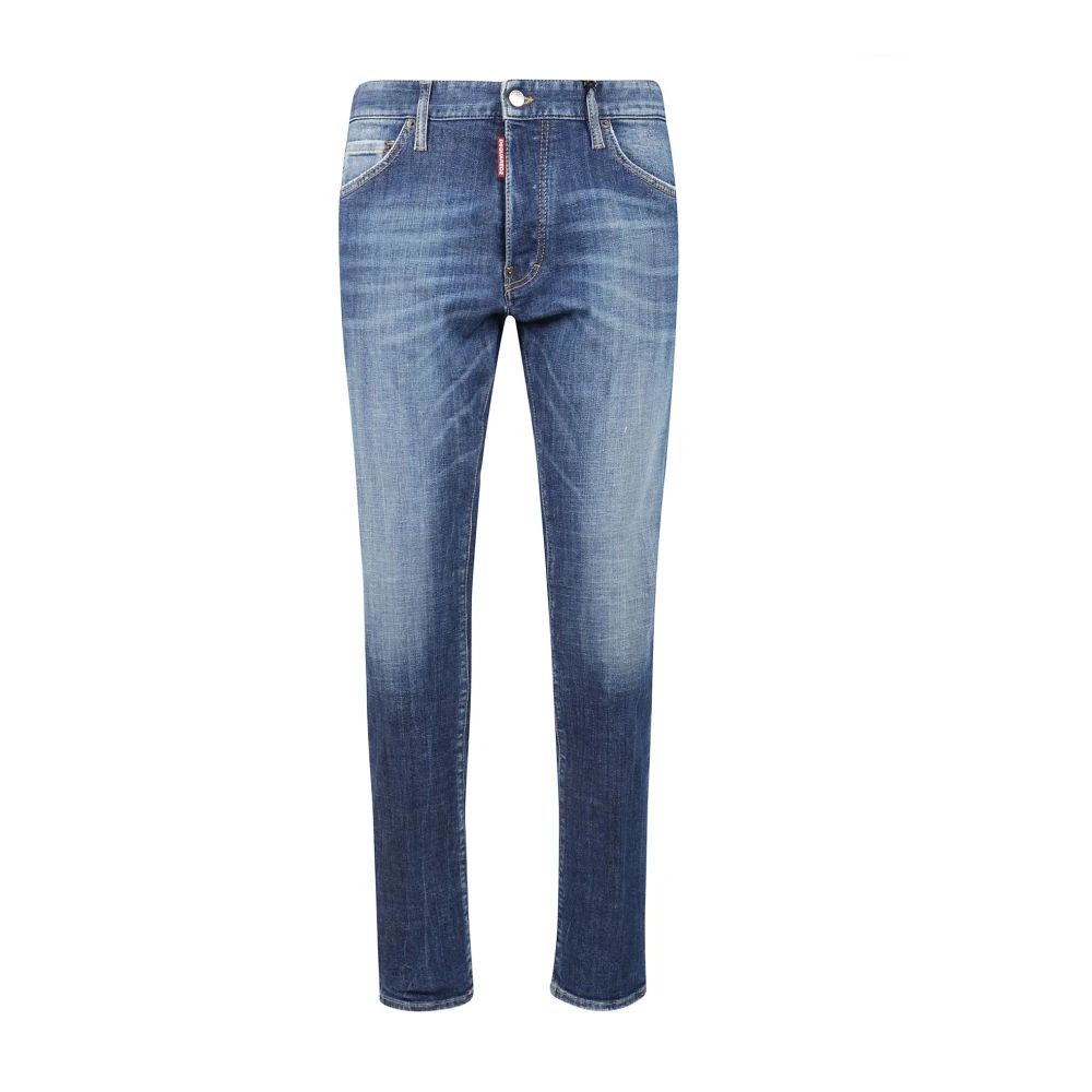 Dsquared2 Klassieke Denim Broek met Vijf Zakken Blue Heren