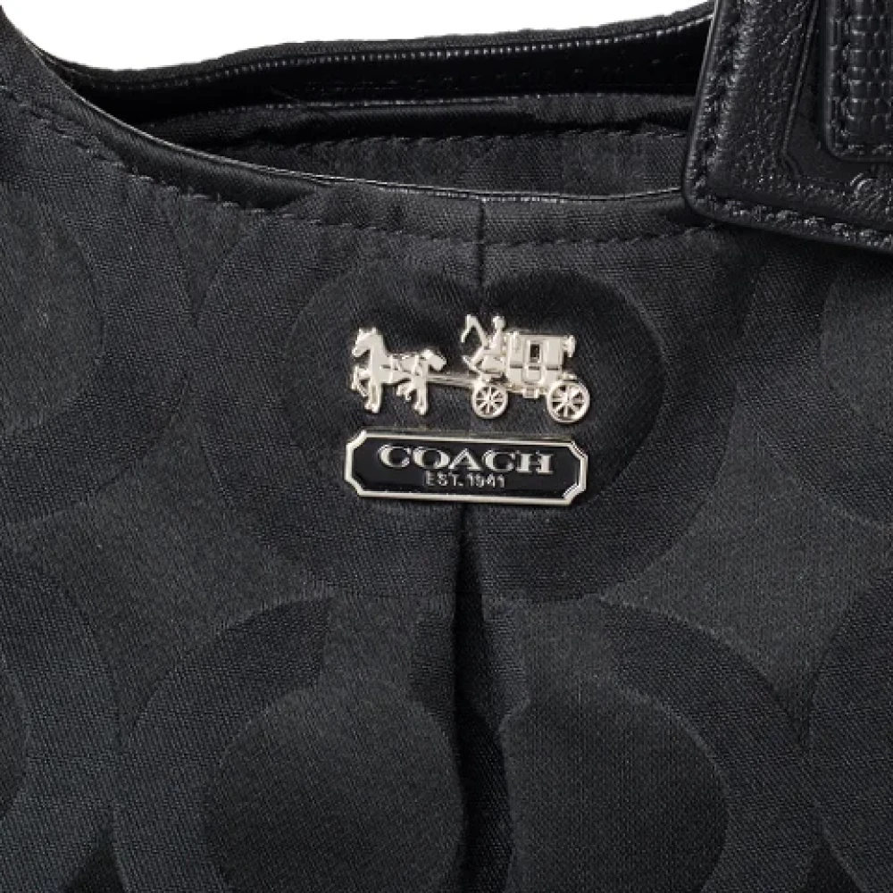 Coach Pre-owned Leather handbags Black Dames