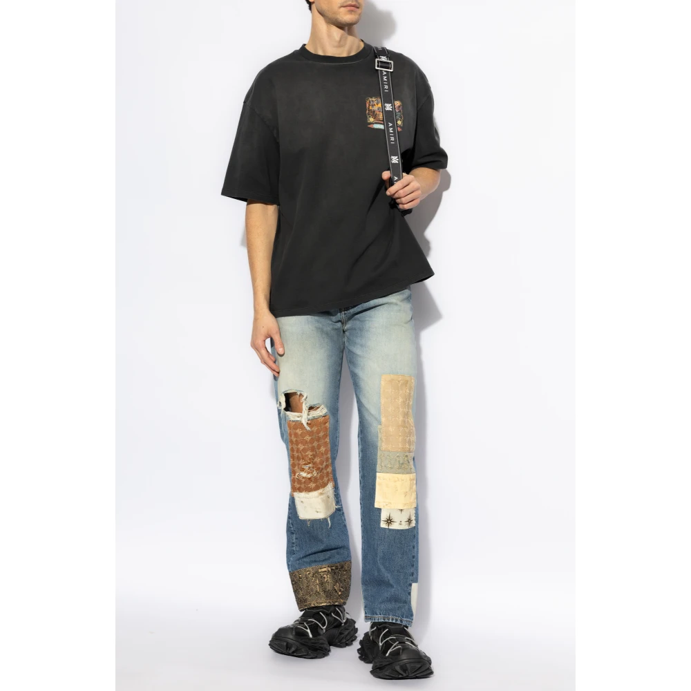 Amiri Jeans met vintage-effect Blue Heren