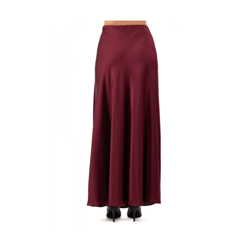 Hanita Elegante Geplooide Rok Brown Dames