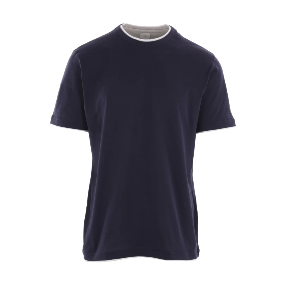 Eleventy - Tops > T-Shirts - Blue - Eleventy - Modalova